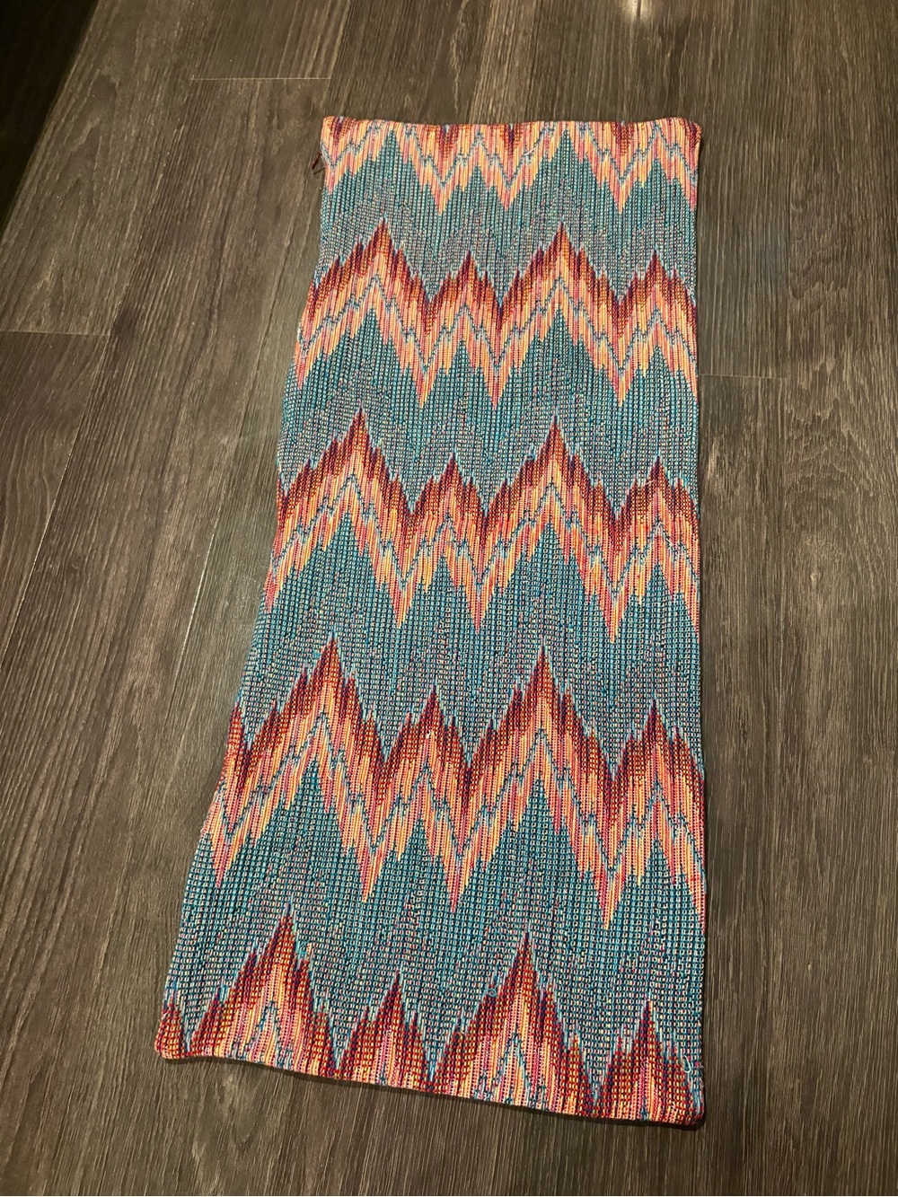 CB2 Multi Colored Senica Woven Lumbar Pillow Cover - Boho Textured Accent
